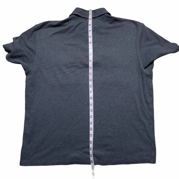 Michael Kors Gray Button Up Polo Shirt Medium EUC - Picture 4 of 7